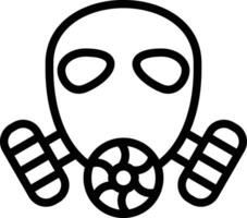 Gas Mask Vector Icon