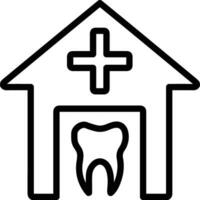 Dental Clinic Vector Icon