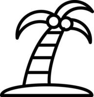 Coconut Tree Vector Icon