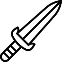 Dagger Vector Icon