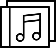 Music Album Vector Icon