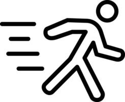 Running Person Vector Icon