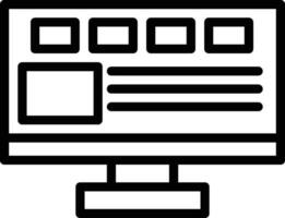 Website Ux Vector Icon