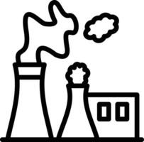Chimney Pollution Vector Icon