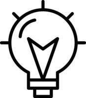 Lightbulb Vector Icon