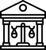 Court House Vector Icon