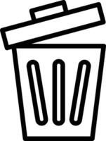 Trash Vector Icon