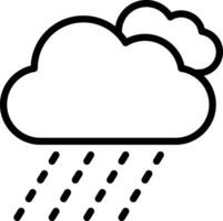 Rainy Clouds Vector Icon