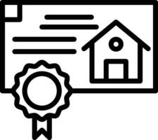 Property Contract Vector Icon