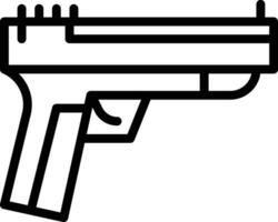 icono de vector de pistola