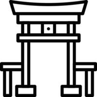 Torii Gate Vector Icon