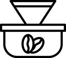 Coffee Filter Vector Icon