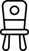 icono de vector de silla de bebé