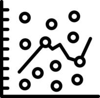 Scatter Plot Vector Icon