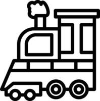 vapor tren vector icono