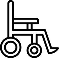 Wheelchair Vector Icon