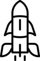Ejército cohete vector icono
