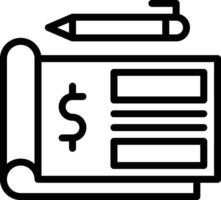 Cheque Vector Icon