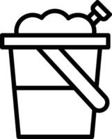 Sand Bucket Vector Icon