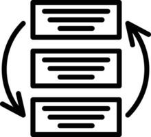 Rearrange Tasks Vector Icon
