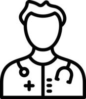 Male Surgeon Vector Icon