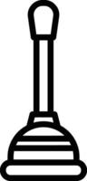 Toilet Plunger Vector Icon