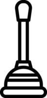 Toilet Plunger Vector Icon