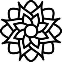 Chrysanthemum Vector Icon