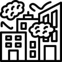 City Pollution Vector Icon