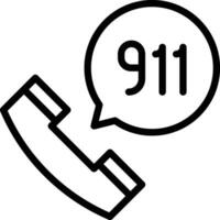 Call 911 Vector Icon