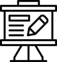 Whiteboard Vector Icon