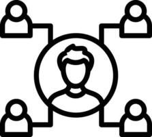 User Connection Vector Icon