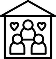 Sheltering Vector Icon