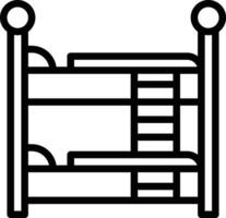 Bunk Bed Vector Icon