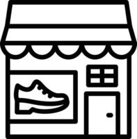 Shoe Shop Vector Icon