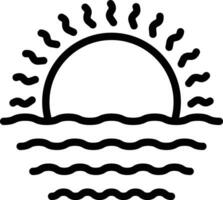 Sunrise Vector Icon