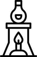 Bunsen Burner Vector Icon