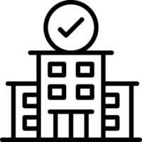 Hotel Booking Vector Icon