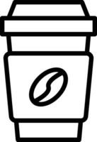 icono de vector de café