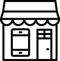 Mobile Shop Vector Icon