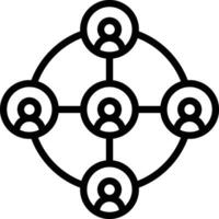 User Connection Vector Icon