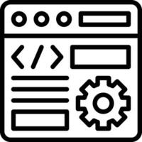 código ajustes vector icono