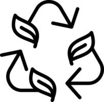 Leaf Recycle Vector Icon