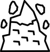 Landslide Vector Icon