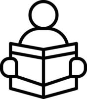Reading Vector Icon