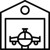 Hangar Vector Icon