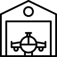 Hangar Vector Icon