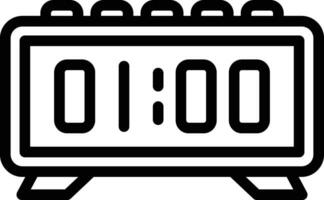 Digital Clock Vector Icon