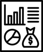 Financial Report Vector Icon