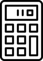 icono de vector de calculadora